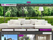 Tablet Screenshot of abhomeimmobilier.com